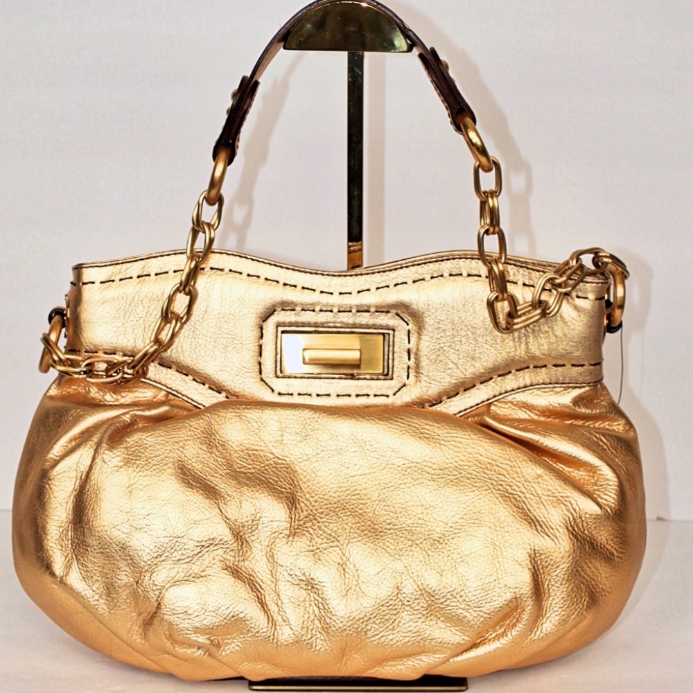 Maxximum Gold Shoulder Bag